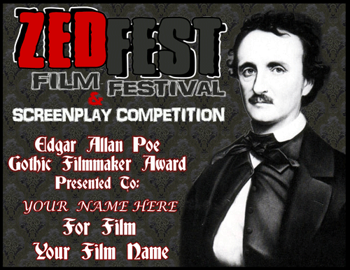 Edgar Allan Poe Zed Fest Award